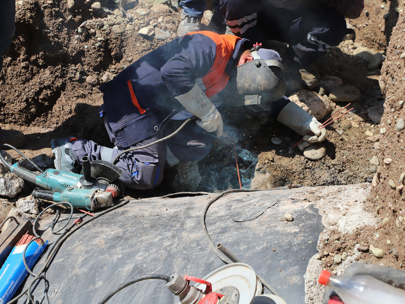 Diyarbakır’da Ana Su Hattında Arıza (2)