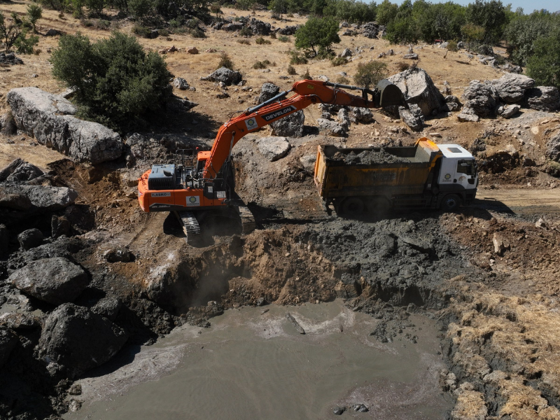 Diyarbakır’da Kuruyan Gölet Doğal Kaynakla Yeniden Doldu (3)