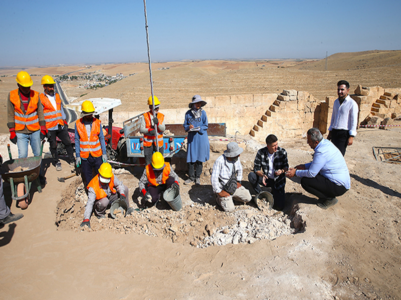 Diyarbakır Zerzevan Kalesi’nde Kaymakam Eli3