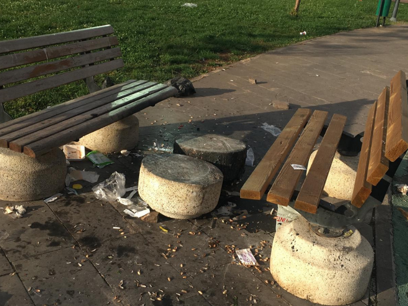 Diyarbakır’da Banklar Ateşe Verildi, Yeşil Alanlar Tehlikede (3)