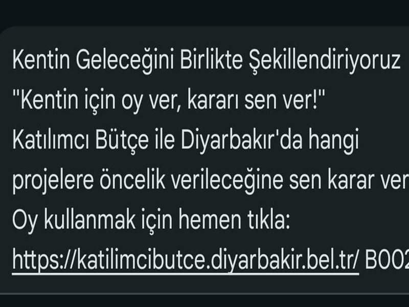 Diyarbakır'da Halk Kent Projelerini Belirleyecek3