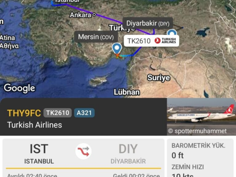 Diyarbakır’da Uçak Seferleri Iptal! (2)