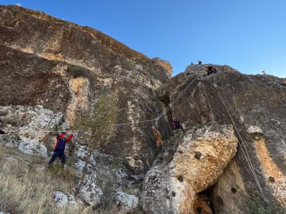 Diyarbakır’da Kayalıklardaki Keçiler Için Ekipler Seferber Oldu (2)