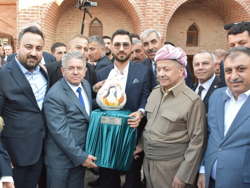 Mesut Barzani’ye Cizre’de Sevgi Seli Ve Coşkulu Karşılama2