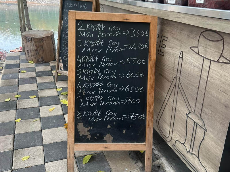 On Gözlü Köprüsünde Bulunan Işletmeler Fiyat Listelerini Açıkladı3