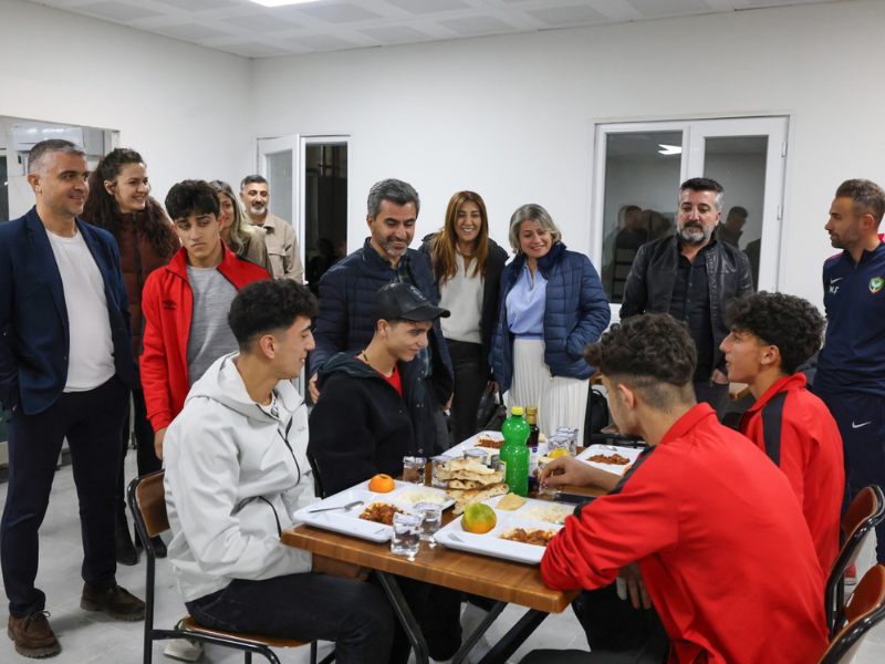 Amedspor Altyapısına Modern Yemekhane Hizmete Açıldı (1)