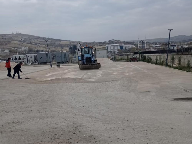 Diyarbakır’da Hastane Otoparkı Genişletiliyor (2)