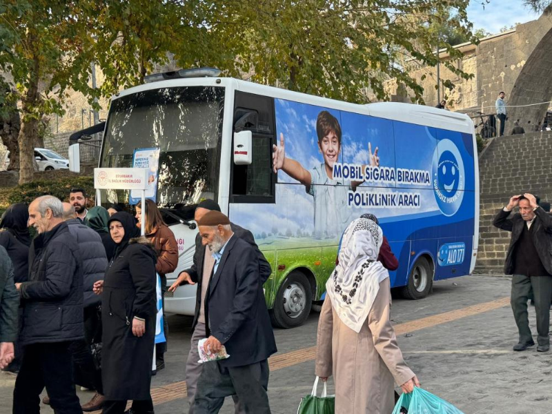 Diyarbakır’da Mobil Sigara Bırakma Polikliniği Hizmete Açıldı (2)