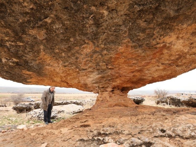 Diyarbakır’daki Mantar Kaya Buzul Çağının Izlerini Taşıyor (3)