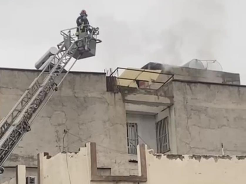 Şanlıurfa’da Korkutan Apartman Yangını! (2)-1