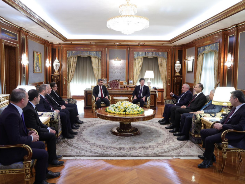 Amedspor Heyeti, Barzani Ile Görüştü (1)