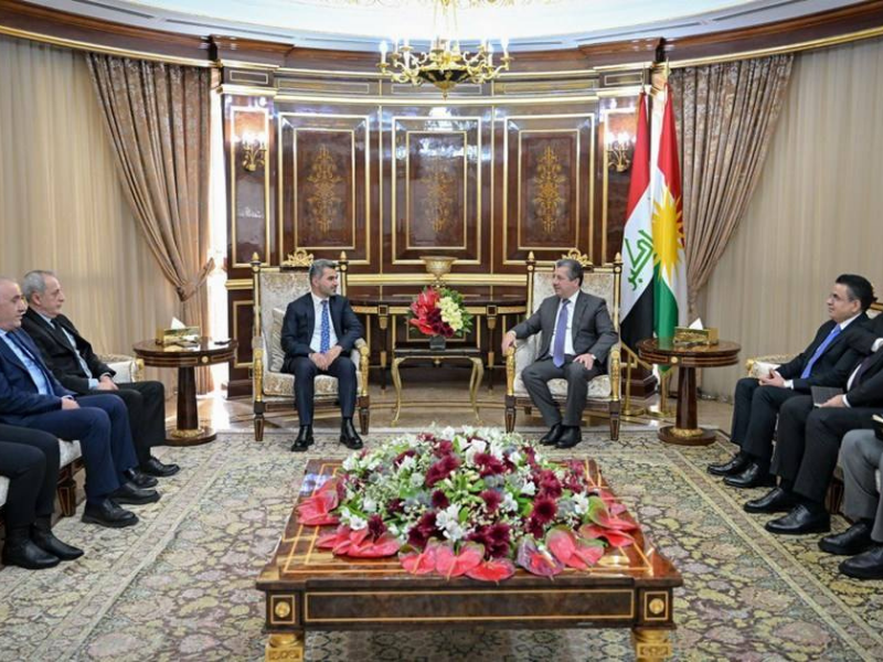 Amedspor Heyeti Erbil’de Barzani Ile Görüştü (2)