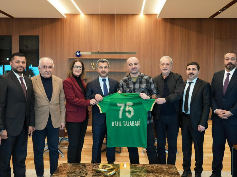 Amedspor, Süleymaniye’de Kyb Başkanı Ile Görüştü (2)