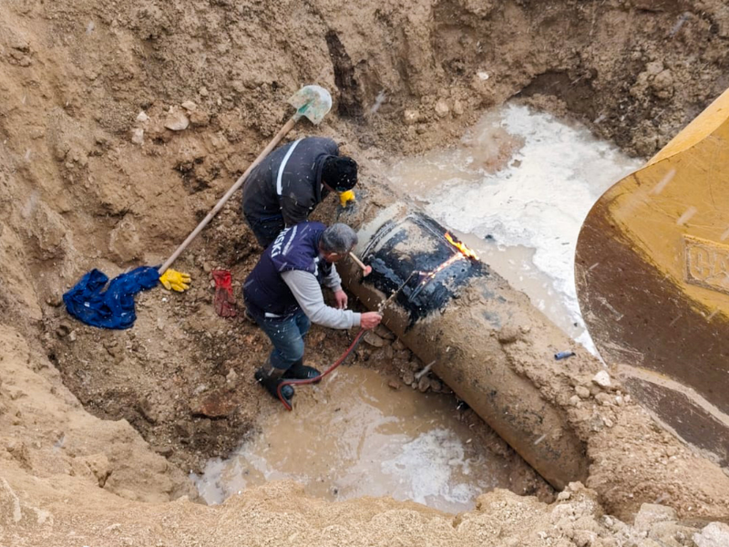 Di̇ski̇’den Ergani’ye Sevindirici Haber Ana İsale Hattı Onarımı Tamamlanıyor1