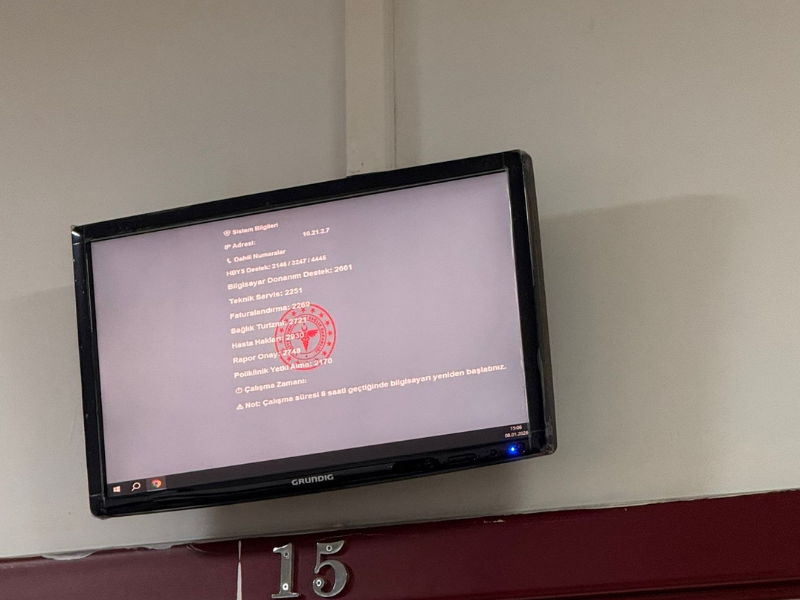 Diyarbakır’da Hastalar Mağdur Gazi Yaşargil Hastanesi’nde Sistem Çöktü (1)