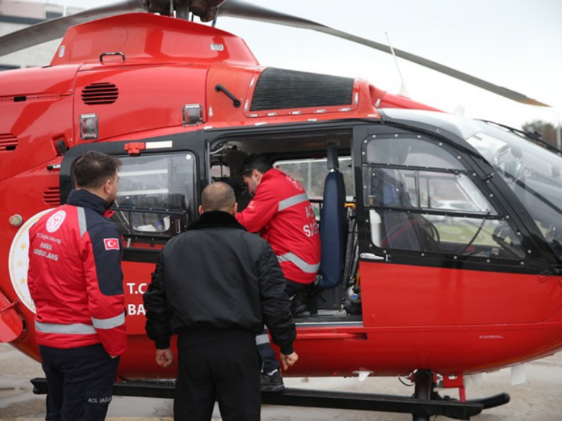 Diyarbakır’dan Bölge Illerine Hava Ambulansı Hizmeti (1)