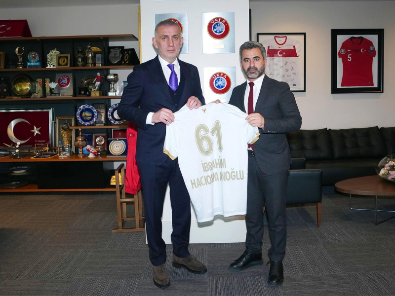 Amedspor’dan Tff Başkanı Hacıosmanoğlu’na Ziyaret (2)