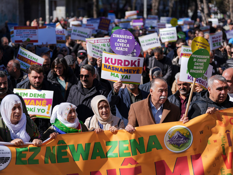 Diyarbakır’da Dünya Anadil Günü Yürüyüşü (1)