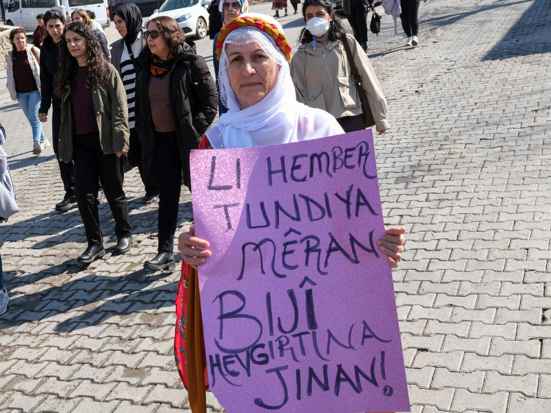 Diyarbakır’da Kadınlardan Güçlü Mesaj (2)