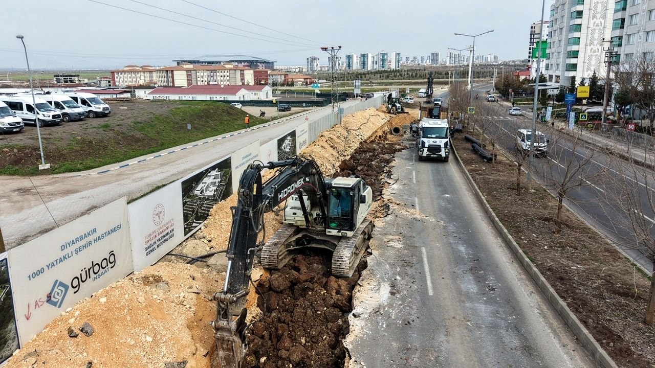 Diyarbakır Şehir Hastanesi'nde altyapı hamlesi: Büyük ölçüde bitti