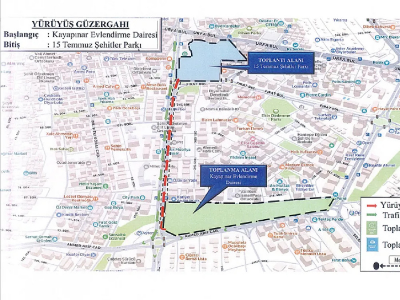 Kayapınar’da Iki Farklı Rota