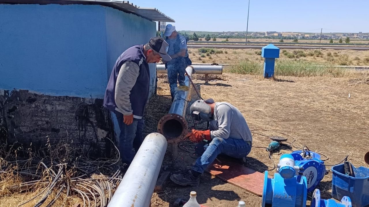 Diyarbakır Bismil'de su kesintisine karşı etkili önlem