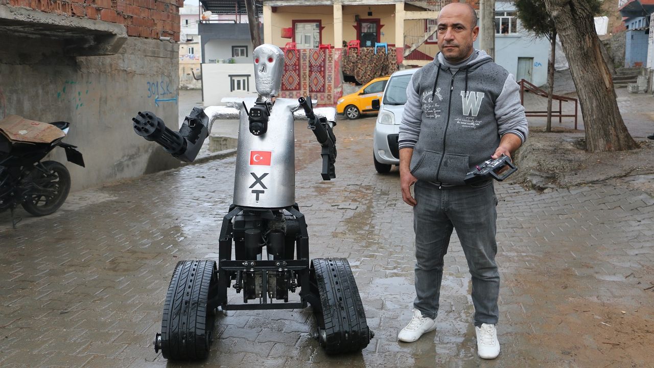 Yapay zekalı robot asker yaptı!