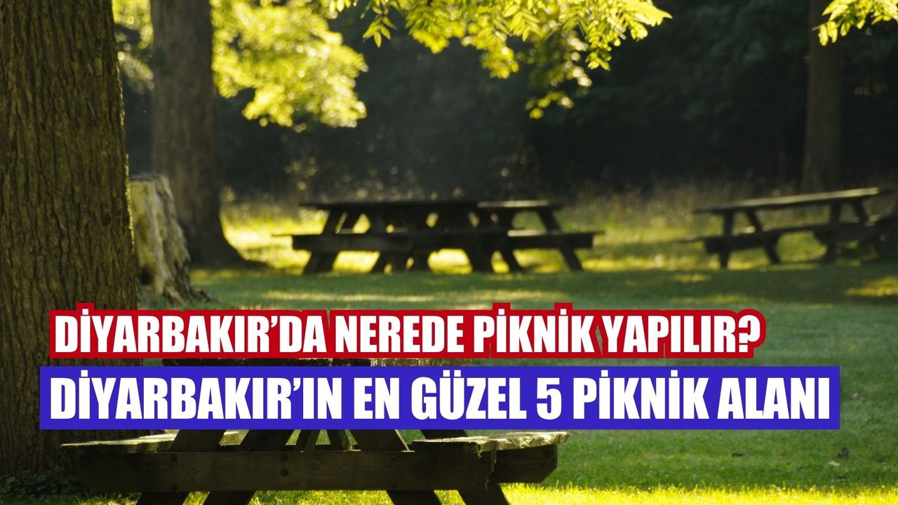 Diyarbakır Piknik Alanları: Huzurla Piknik Yapabileceğiniz 5 Yer!