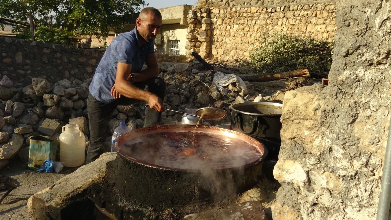 Batman’da organik pekmez yapımı başladı