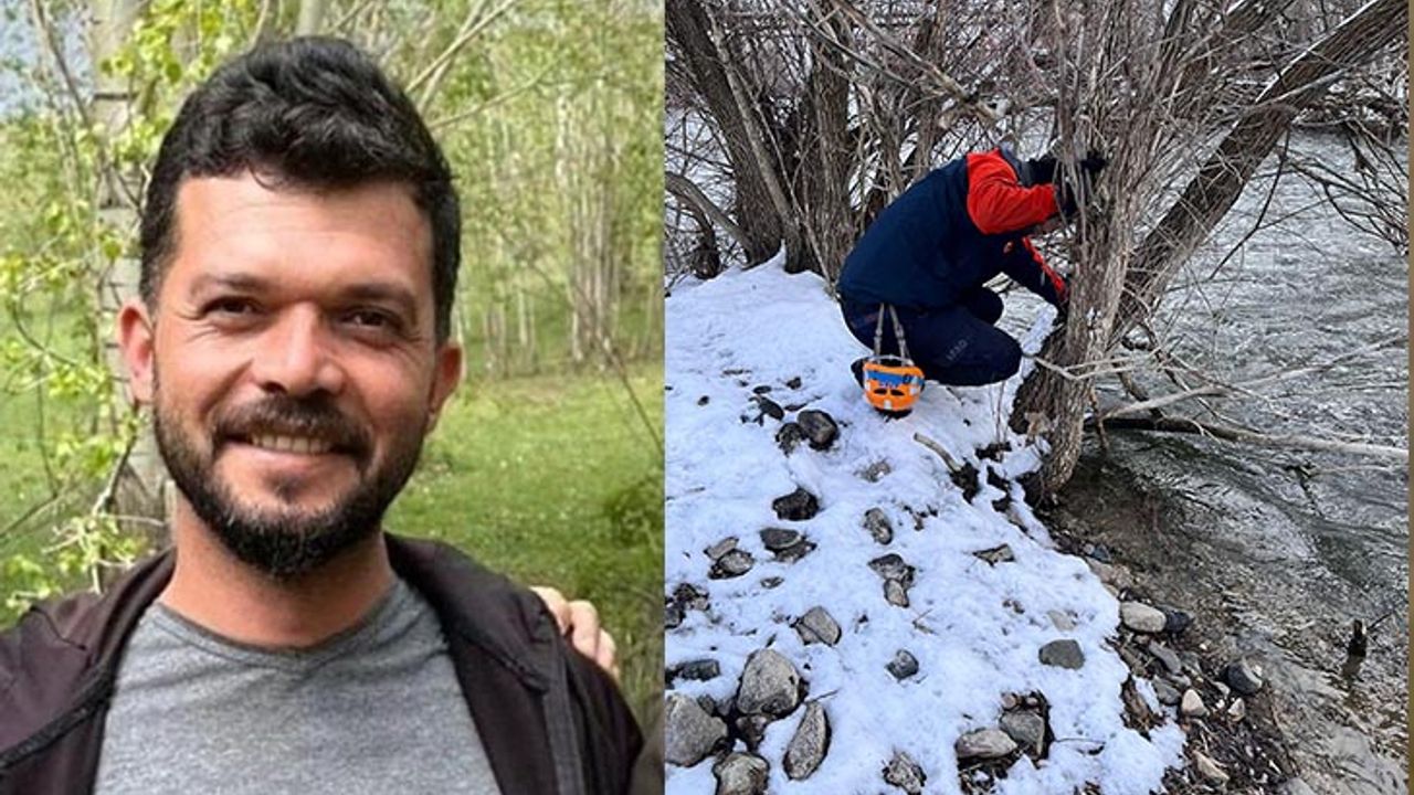 Erzurum'da kayıp öğretmen için Karasu Nehri’nde arama başlatıldı