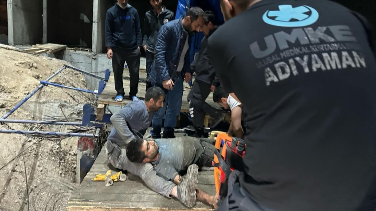 Adıyaman'da inşaat kazasında işçi 5 metreden düştü!