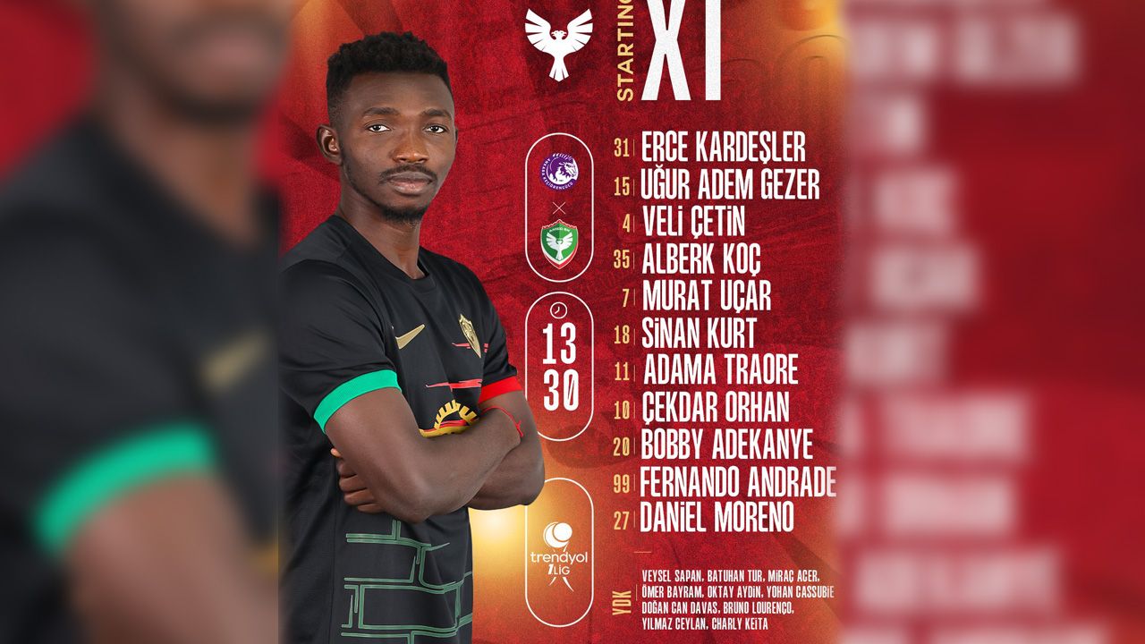 Amedspor’un Keçiörengücü maçı ilk 11’i belli oldu