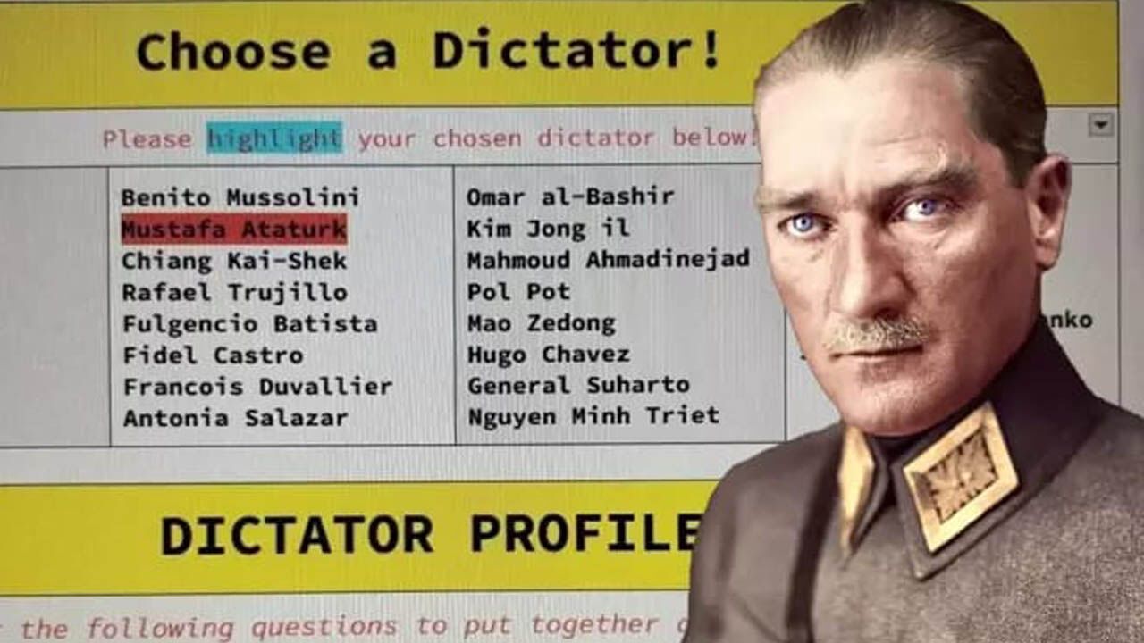 Atatürk diktatör listesine eklendi! Türkiye'den sert tepki geldi