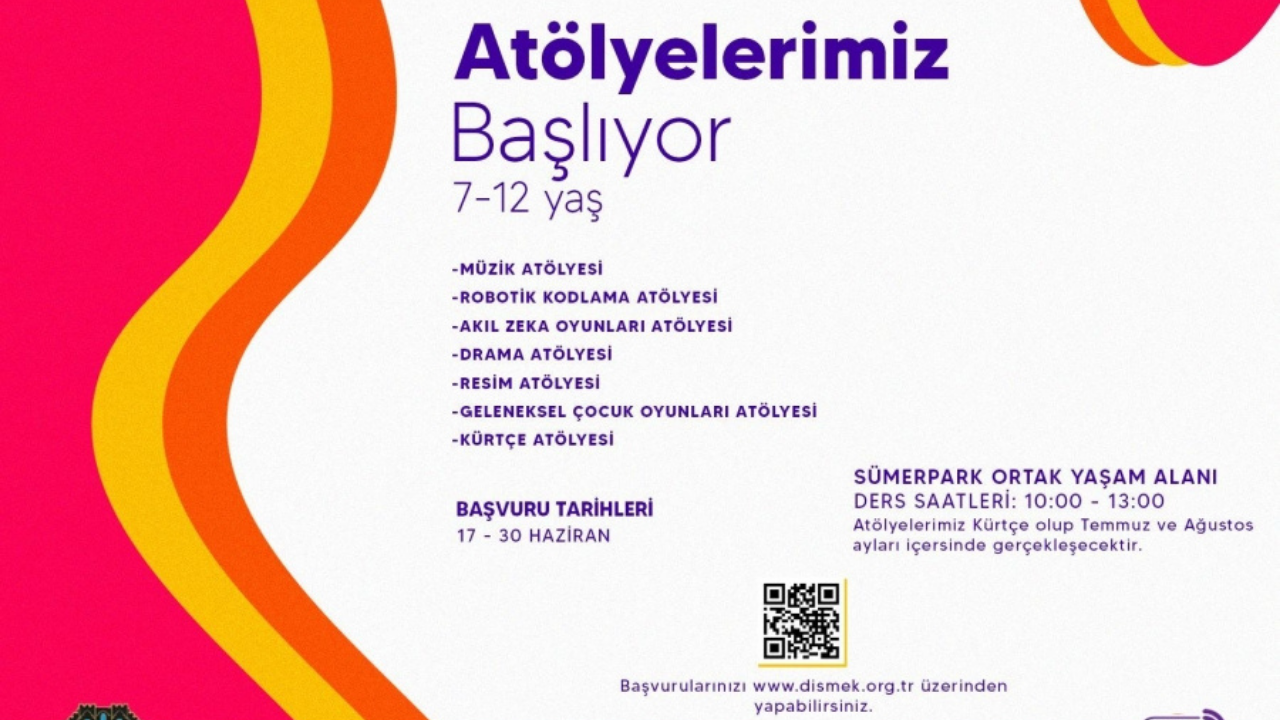 Diyarbakır’da çocuklar için ücretsiz kurs imkanı!