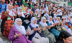 Amedspor taraftarları şampiyonluk maçı için stadyumda toplandı