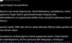 CHP İl Başkanı, Hatay'da farkın 2 bin 866 oya gerilediğini açıkladı