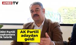 DEM Partili başkanlara ilk tebrik AK Partili adaydan geldi