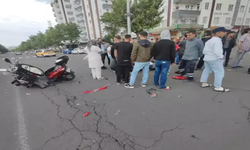 Diyarbakır'da feci motosiklet kazası 1 ağır yaralı