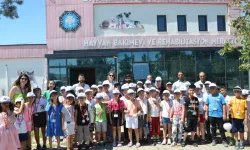Diyarbakır'da  çocuklar Hayvan Bakımevi ve Rehabilitasyon Merkezini ziyaret etti