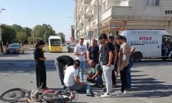 Mardin'de motosiklet ile minibüs çarpıştı: 1 yaralı