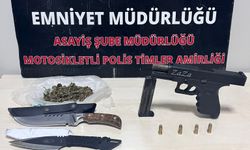 Bingöl’de motosikletli polislerin operasyonunda suç aletleri ele geçirildi