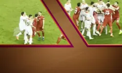 Türkiye 1-0 Karadağ:Saha içinde gergin anlar!