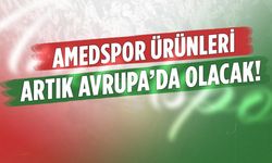 Amedspor taraftarına müjde: Ürünler artık Avrupa’da