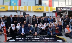 Akdeniz'de kayyım protestosu: Eşbaşkanların mesajı okundu