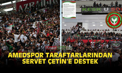 Amedspor taraftarlarından Servet Çetin’e yüksek mücadele bekliyoruz