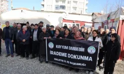 Malatya'da kayyım protestosu: Belediyeler halkındır