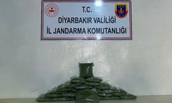 Diyarbakır’da 77 kilo toz esrar bulundu