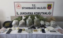 Diyarbakır’daki operasyonda 45 kilo esrar ele geçirildi