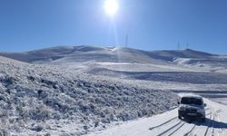 Ağrı’ya kar yağdı, köyler beyaza büründü