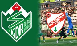 Iğdır FK ile Boluspor arasında 1-1'lik beraberlik